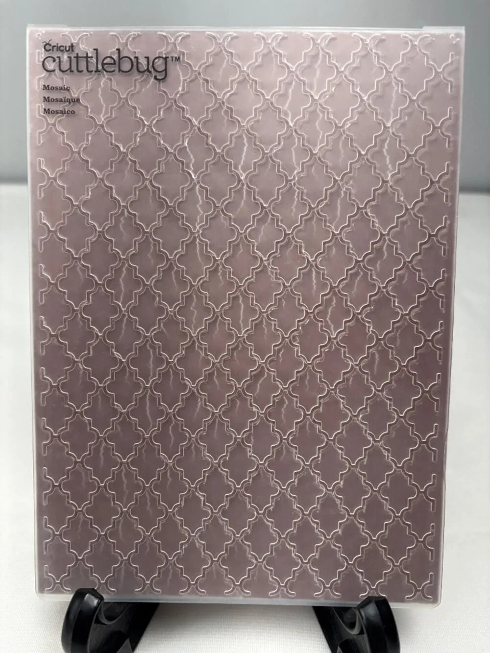 Cricut Cuttlebug Mosaic Embossing Folder DIY Crafts Cardmaking 5x7